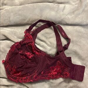 Paramour Burgundy Lace Bra
